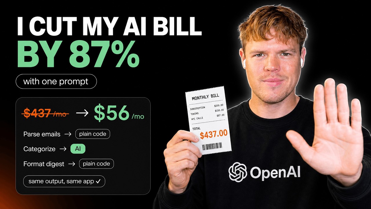 How to Cut Your AI Costs by 87% (One Prompt)