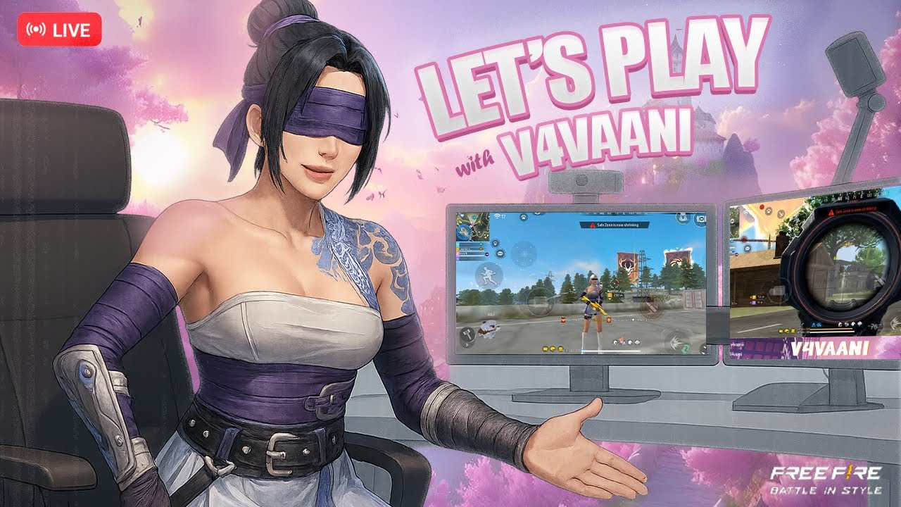 V4VAANI || FREE FIRE LIVE STREAM || let's gooooooooooo