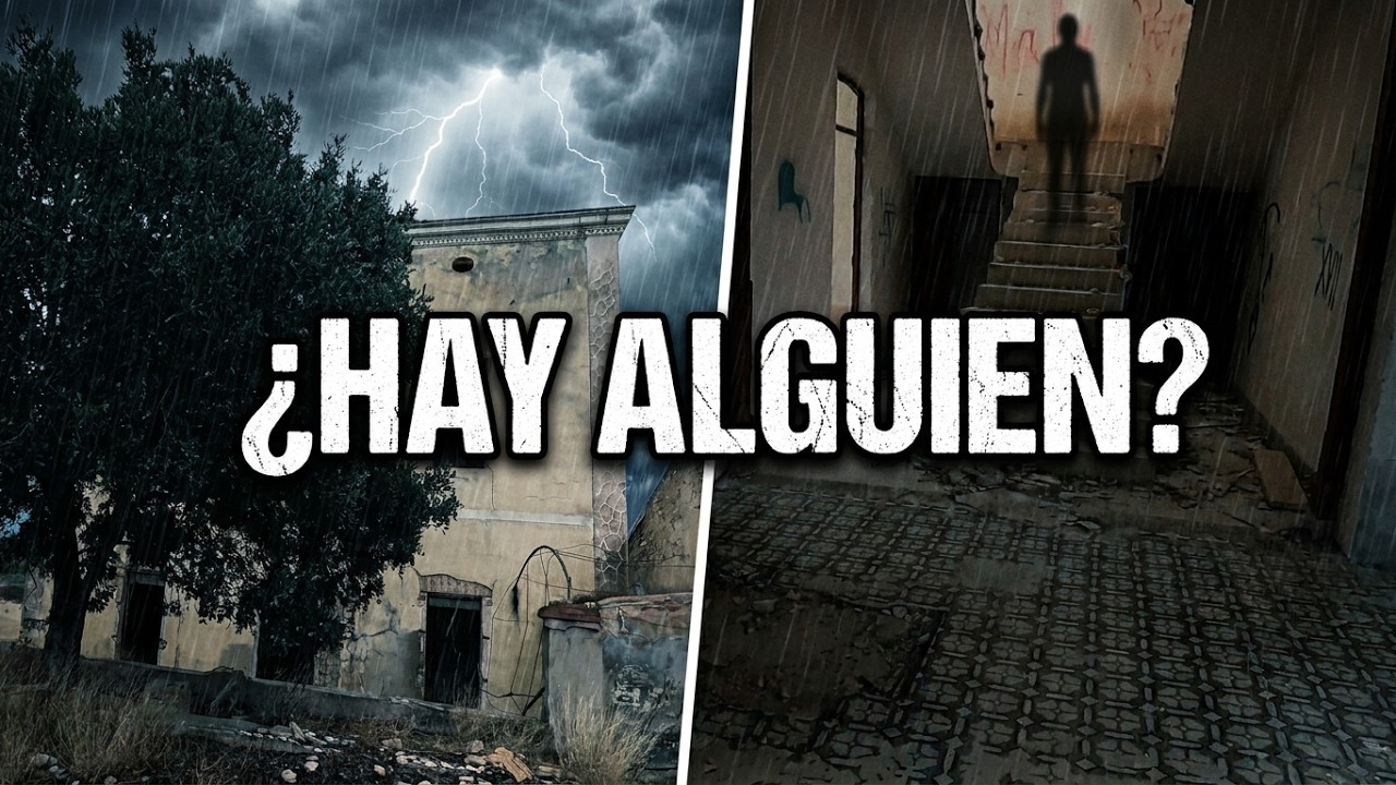 Me REFUGIO de la LLUVIA en CASA ABANDONADA ¿Hay ALGUIEN DENTRO? | Sitios Abandonados