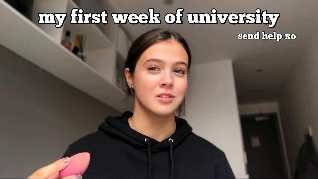 FIRST WEEK OF COLLEGE/ UNI VLOG | first week of first year | what i wish i knew before uni