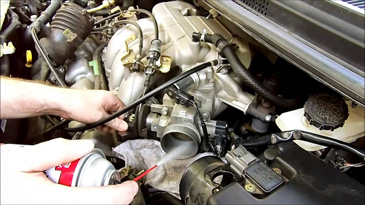 Throttle Body Cleaning on a 2005 Mazda MPV