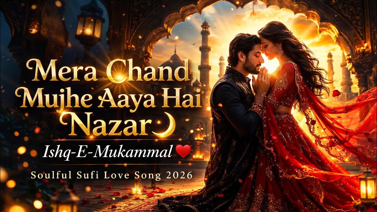 Mera Chand Mujhe Aaya Hai Nazar 🌙 | Ishq-E-Mukammal ❤️ | Soulful Sufi Love Song 2026