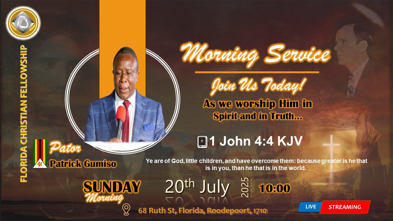 Sunday 20th July 2025 | Pastor: Gumiso