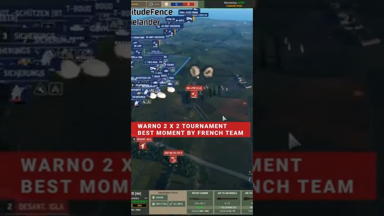 WARNO - ГОООООООООООООЛ! #shorts #warno #wargame #games #gaming #highlights #coldwar