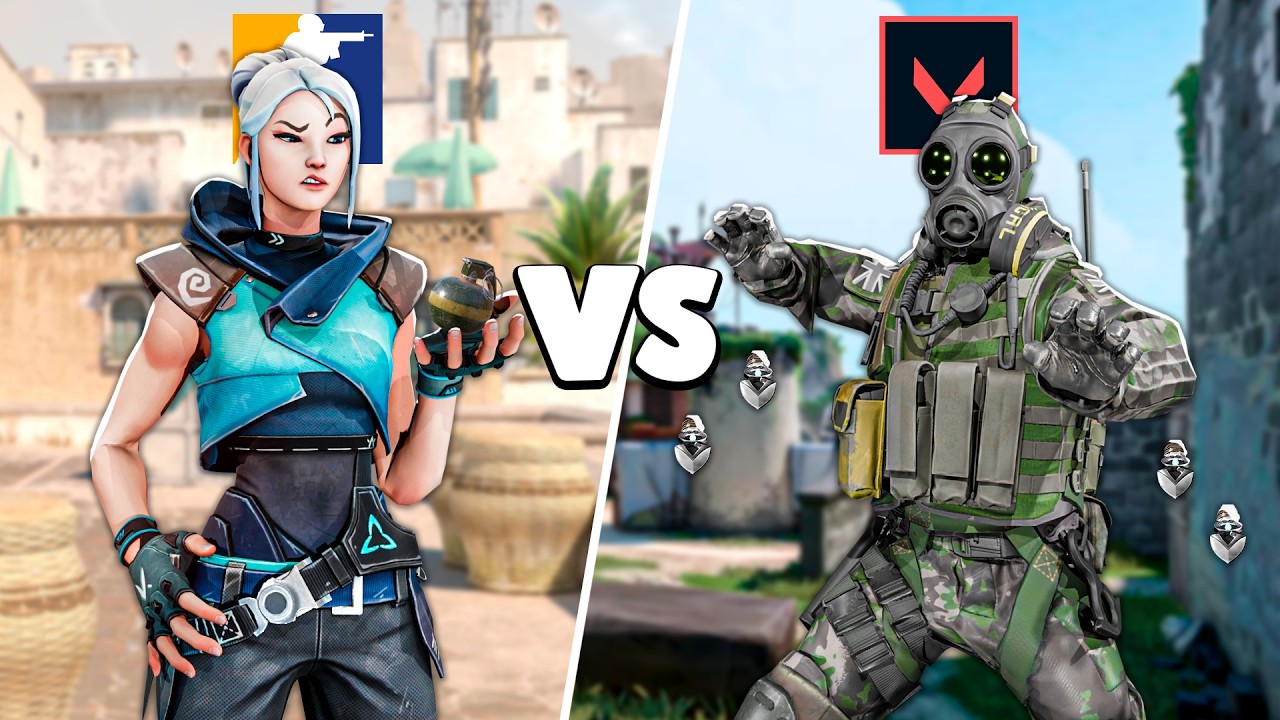 CS2 vs VALORANT: CUÁL es MÁS DIFÍCIL 😱