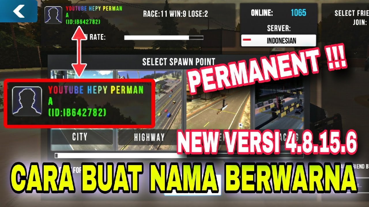 TUTORIAL CARA BUAT NAMA BERWARNA IN NEW VERSI CAR PARKING MULTIPLAYER 4.8.15.6