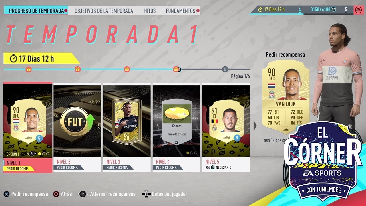 FIFA 20 ULTIMATE TEAM | OBJETIVOS DE TEMPORADA | TEMP.1 | EL CÓRNER