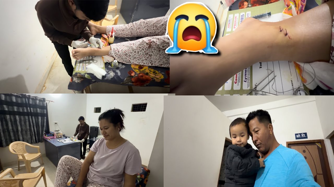A beautiful day with my family❤️, ended in a hospital. Life is unpredictable 😥🧿