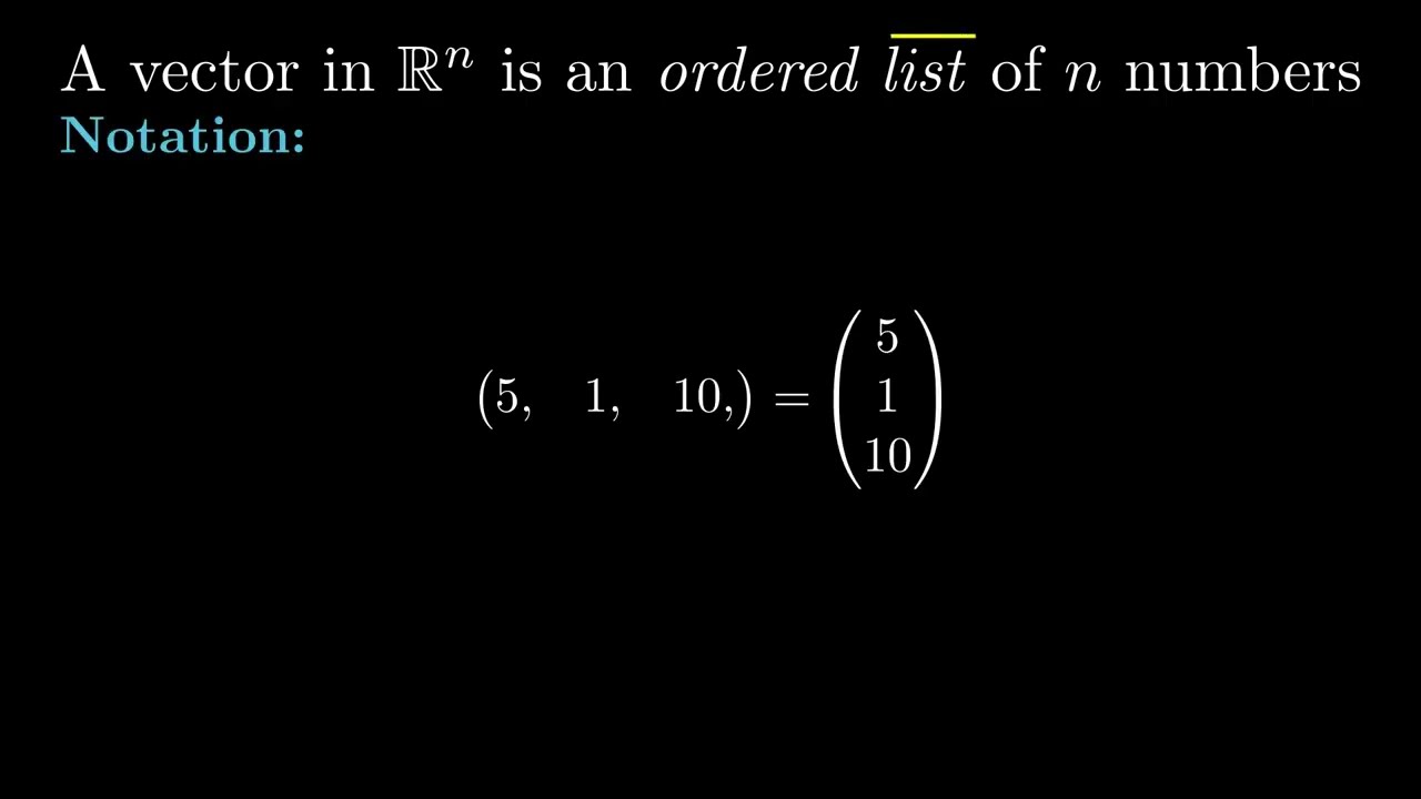 L01 V01 Vectors
