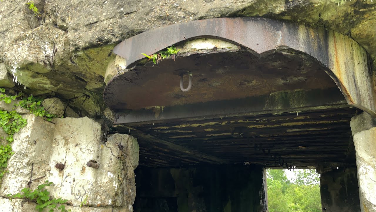 Atlantikwall battery Mont Canisy in Normandy