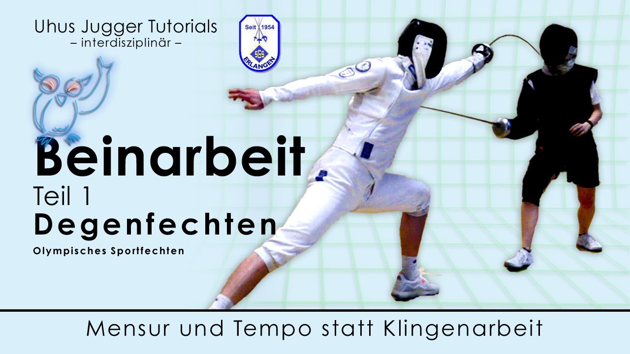Mensur & Tempo, weniger Klingenarbeit: Olympisches Fechten [Jugger | Beinarbeit Teil 1]