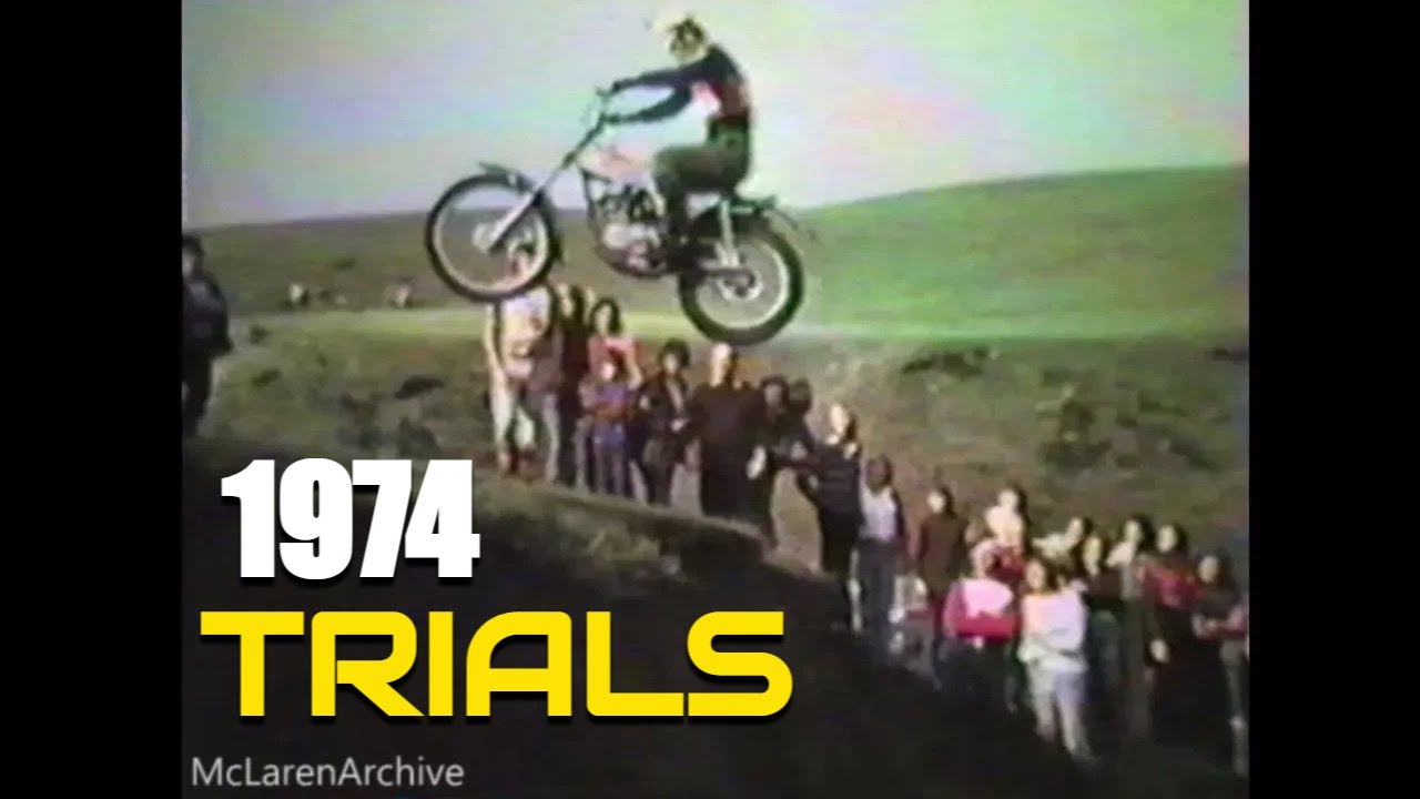 1970s NZ Trials: Honda, Ossa attack logs, jumps and banks (1974)