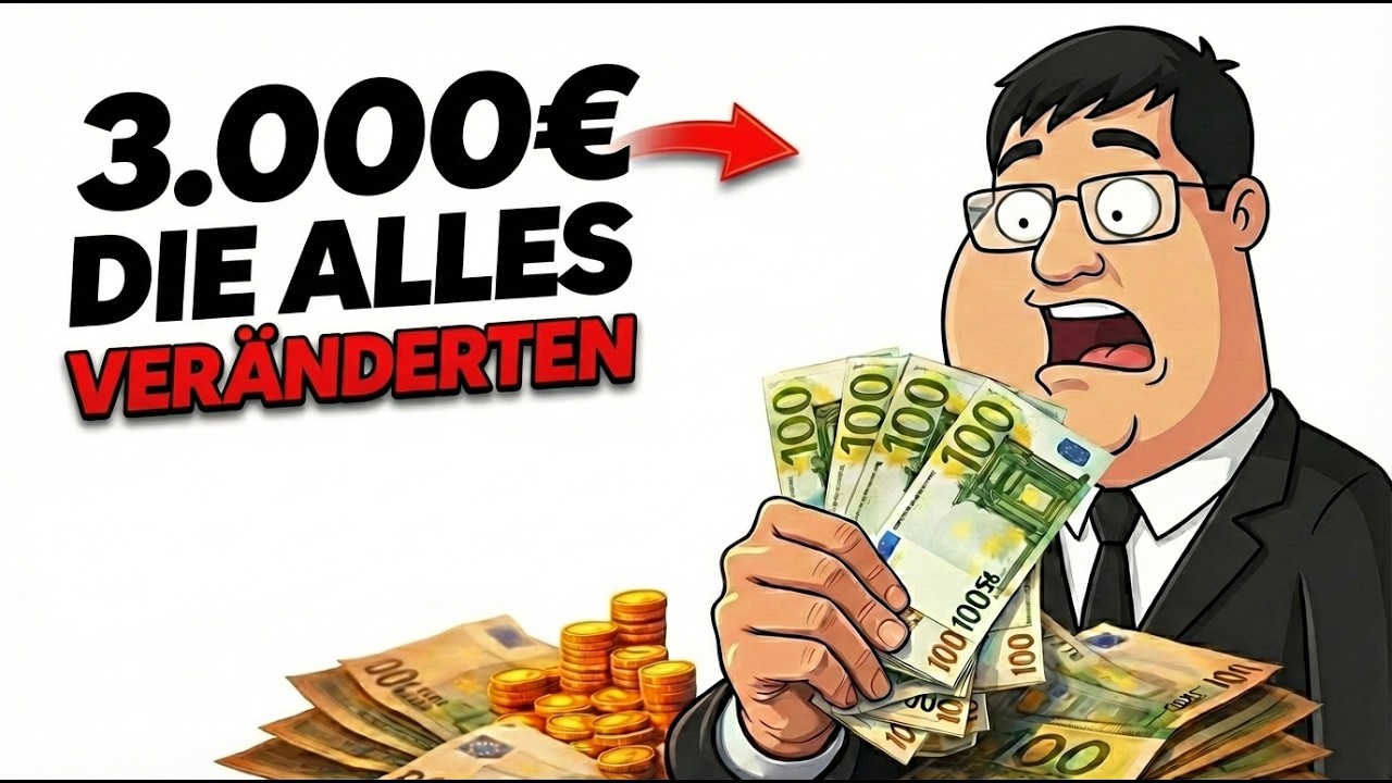 3.000€ haben mein Leben verändert – und ich bin nicht mal reich