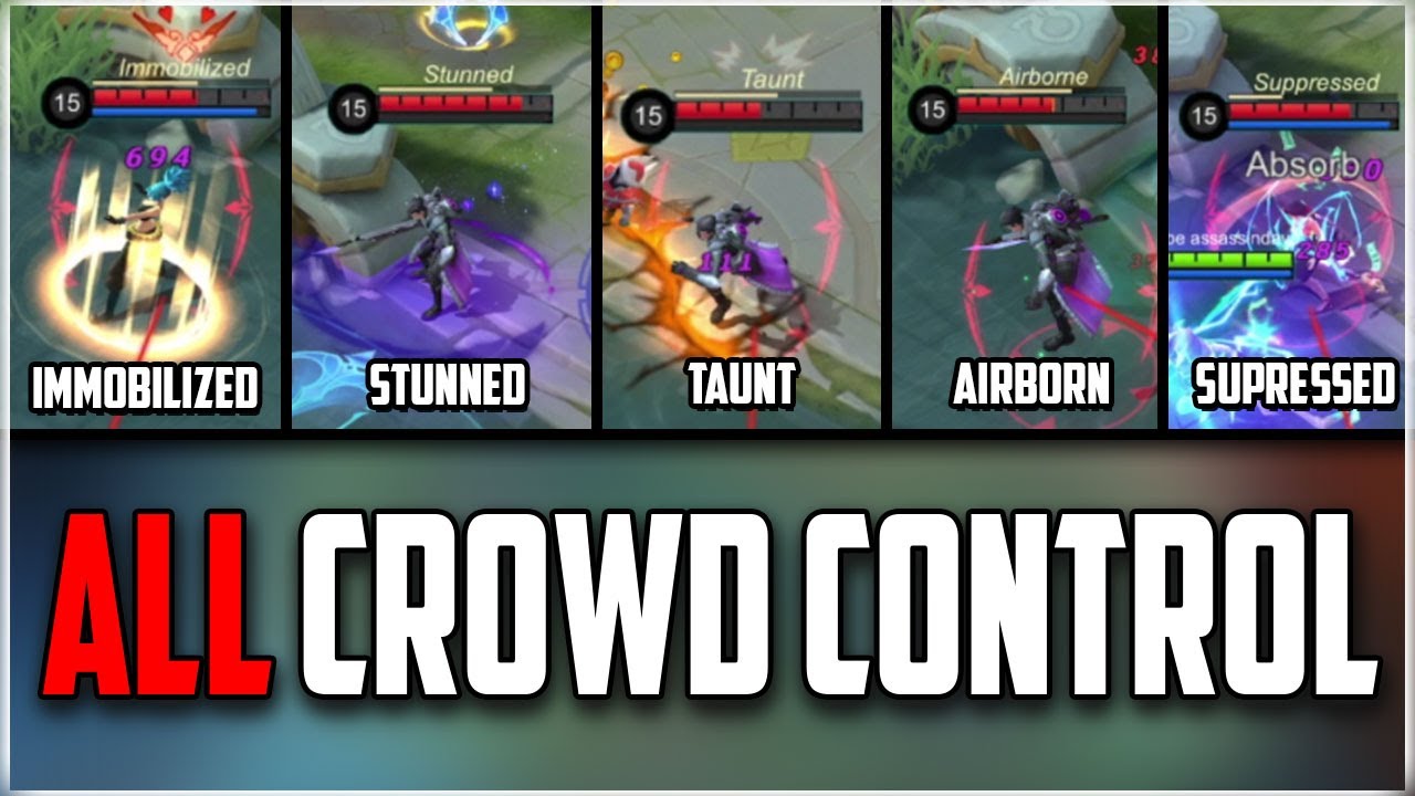 Every Single Crowd Control Explained & Counter (Part I) | Mobile Legends