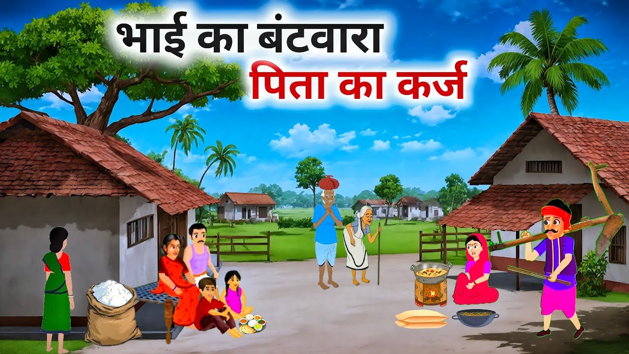 पिता का कर्ज और भाई भाई का बंटवारा | Bhai Bhai ka Bantwara | Hindi kahani | Hindi Moral Stories