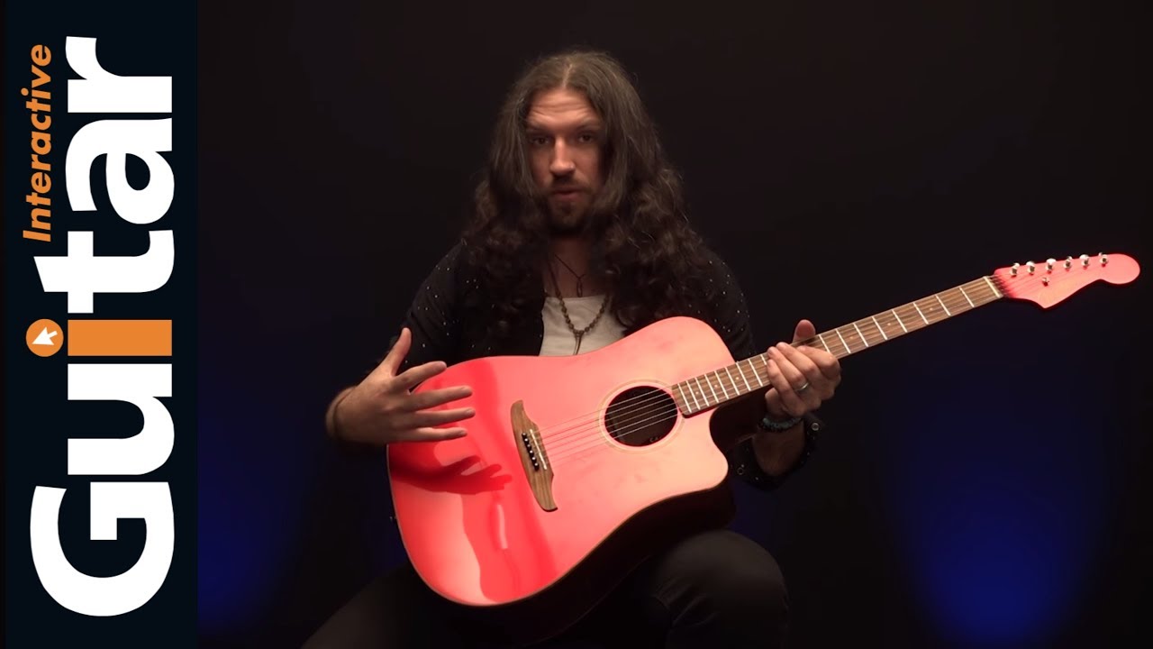 Fender California Series Redondo Classic Acoustic Guitar in Hot Rod Red Metallic | Review