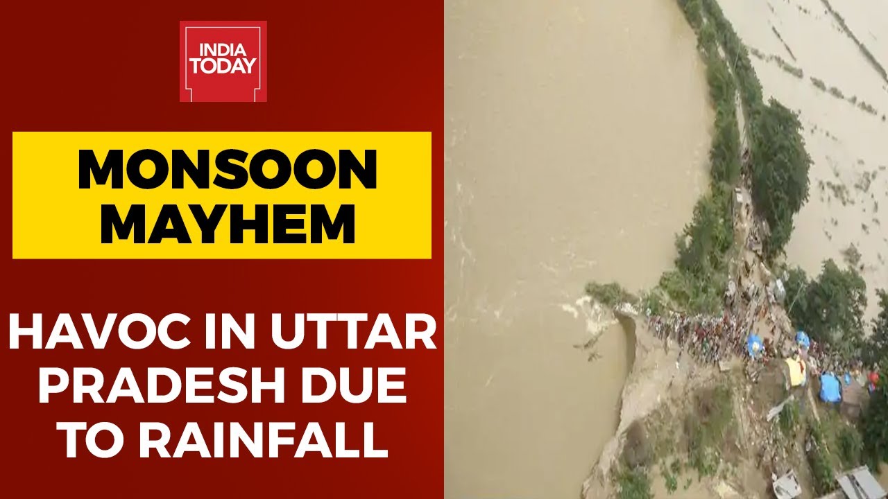 Monsoon Mayhem: Heavy Rainfall Continues To Wreak Havoc In Uttar Pradesh, Flood In 16 Districts