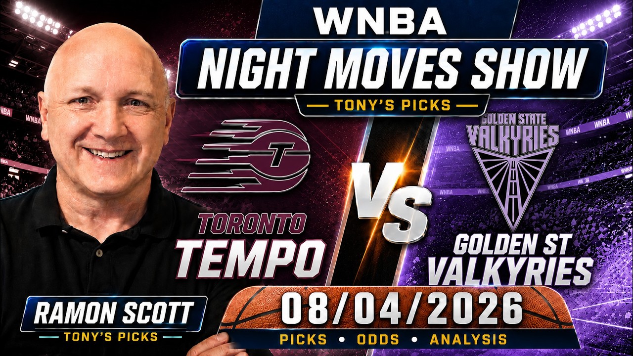 Tempo vs. Valkyries WNBA Betting Odds & Picks, 8/4/26 | Night Moves Show