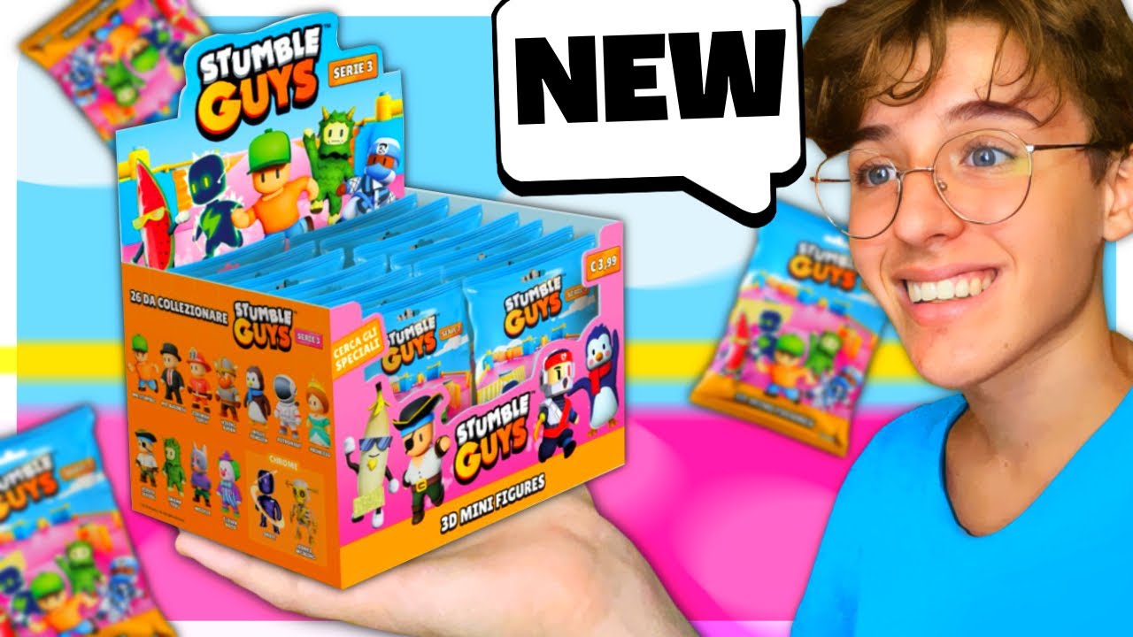 UNBOXING 3D MINI FIGURE serie 3 di STUMBLE GUYS!!! - Stumble Guys ITA