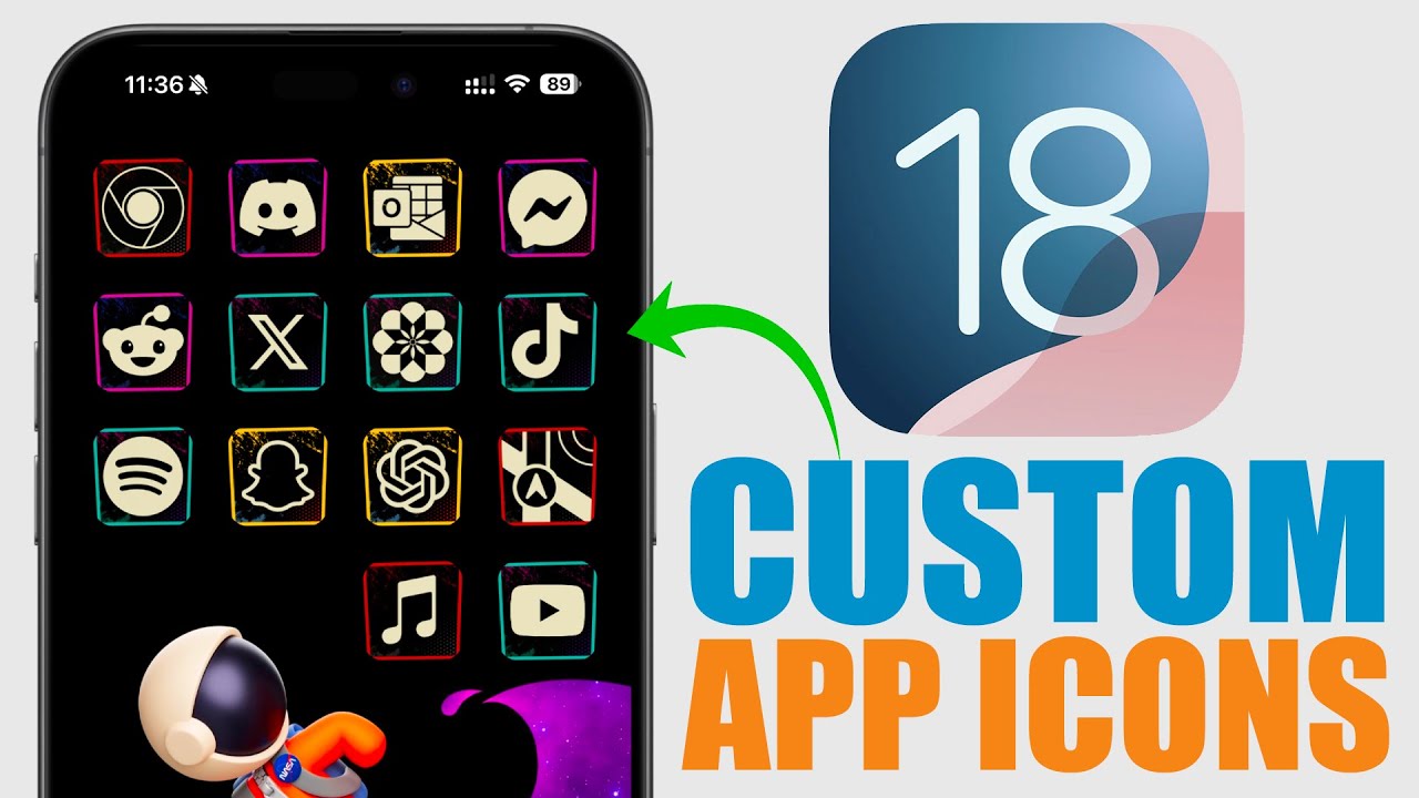 iOS 18 - How To Install CUSTOM App Icons