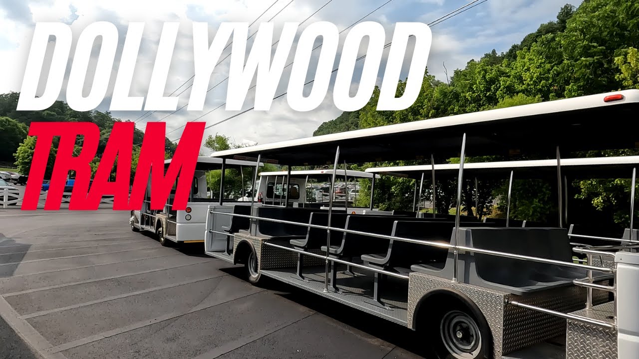 Dollywood - Riding the Parking Lot Tram - Pigeon Forge, TN