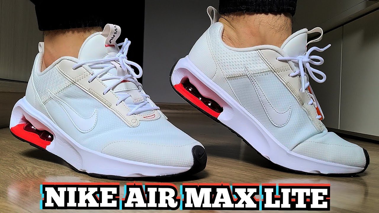 T&ecirc;nis Nike Air Max Lite Todo Branco | Demonstra&ccedil;&atilde;o No P&eacute; | On Feet