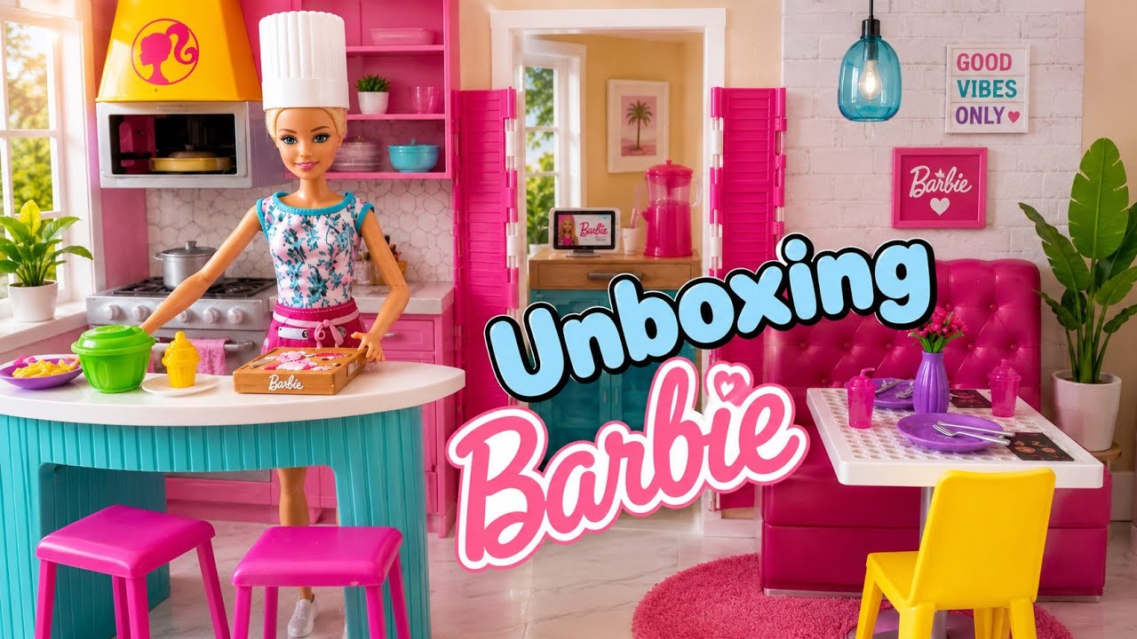 ¡Unboxing Extremo!Restaurante de Barbie: Cook'n Grill: ¡Todo lo que Incluye!