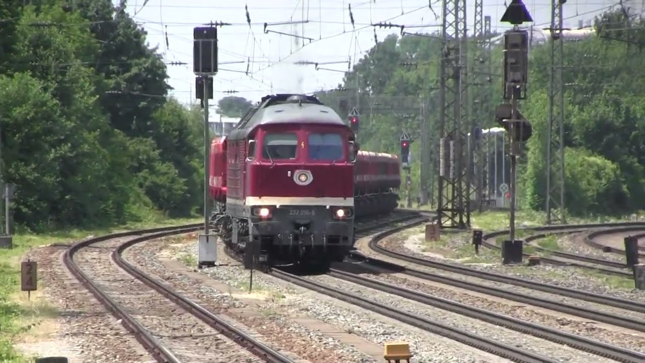 WFL 232 365-6, Class 247 050, boxxpress 193 685, Westbahn am Heimeranplatz München 16.06.2022