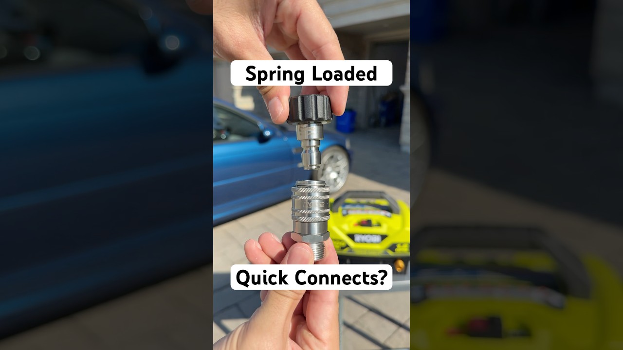 Best Pressure Washer Upgrade: Automatic Quick Connect Kit #Shorts