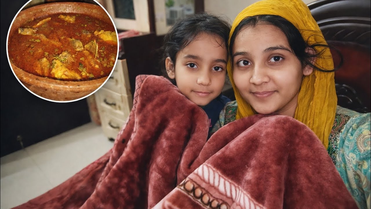Mitti ke bartan mein handi chicken 🍗