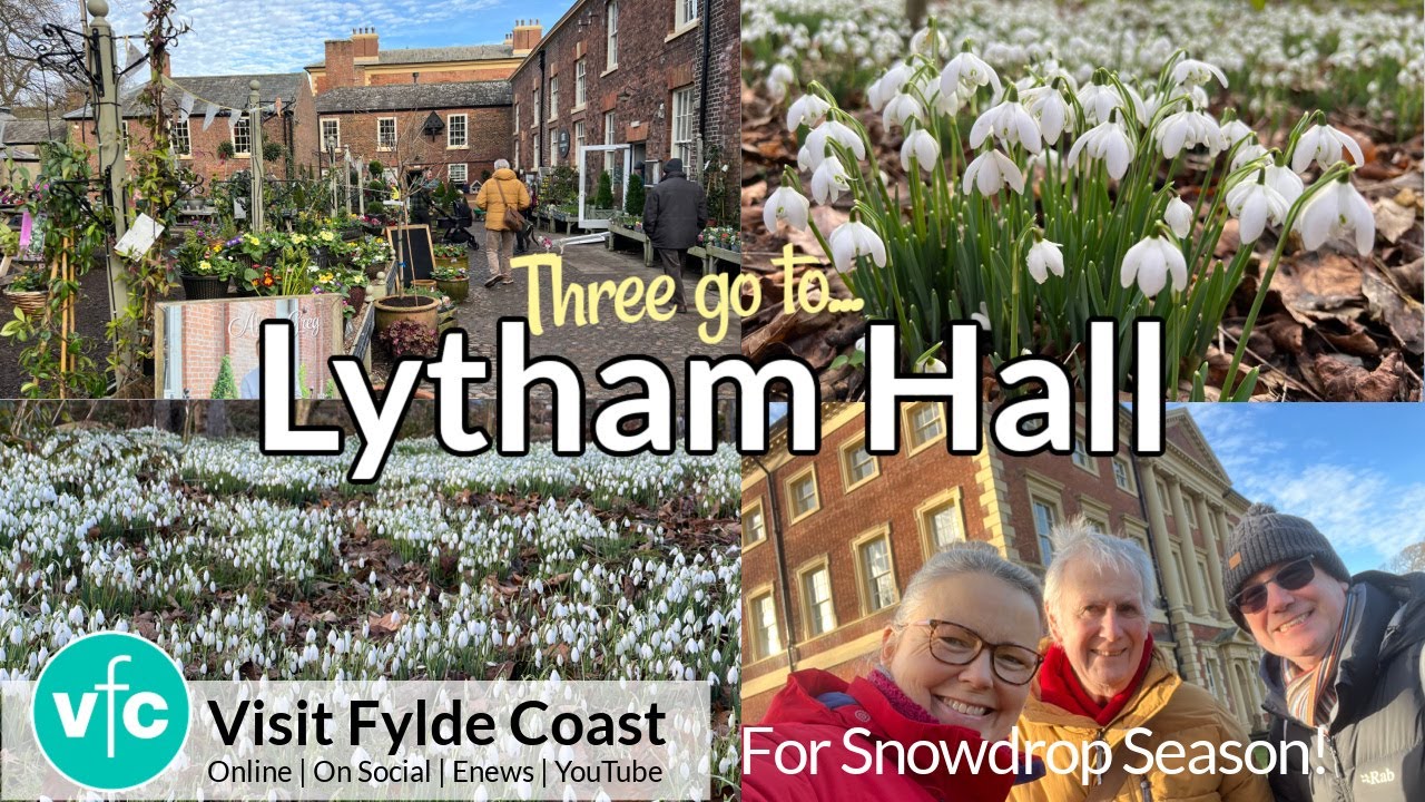 Lytham Hall Snowdrops | Three enjoy Winter Sunshine the Garden Hub and Tea Rooms