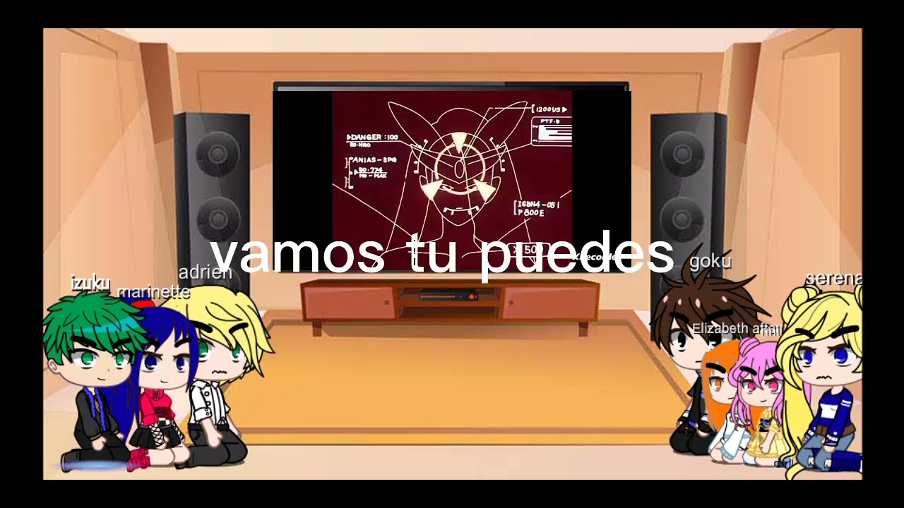 algunos personajes reaccionan a sailor moon parte 15