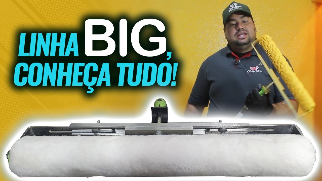 MAIS FERRAMENTAS QUE PODEM TE AJUDAR: BIG ROLO, ROLO DUPLO PARA PINTURA CONHEÇA AS VANTAGENS