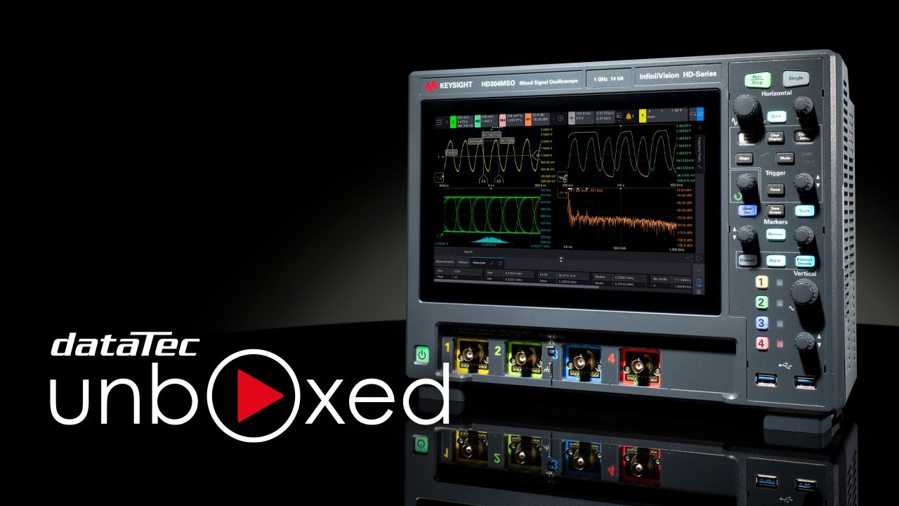 Das neue Keysight HD3 Oszilloskop - dataTec unboxed