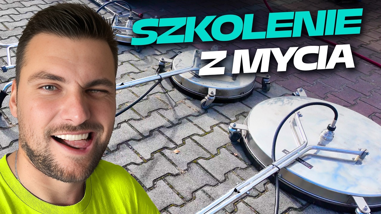 Uczymy z mycia i zakładania firmy. Mycie kostki brukowej pro | AKADEMIA DIBO x DOMINIK MALUJE