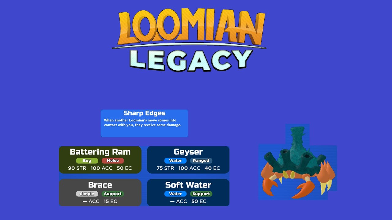 Ventacean is Back, and its Alright. Loomian Legacy PVP.
