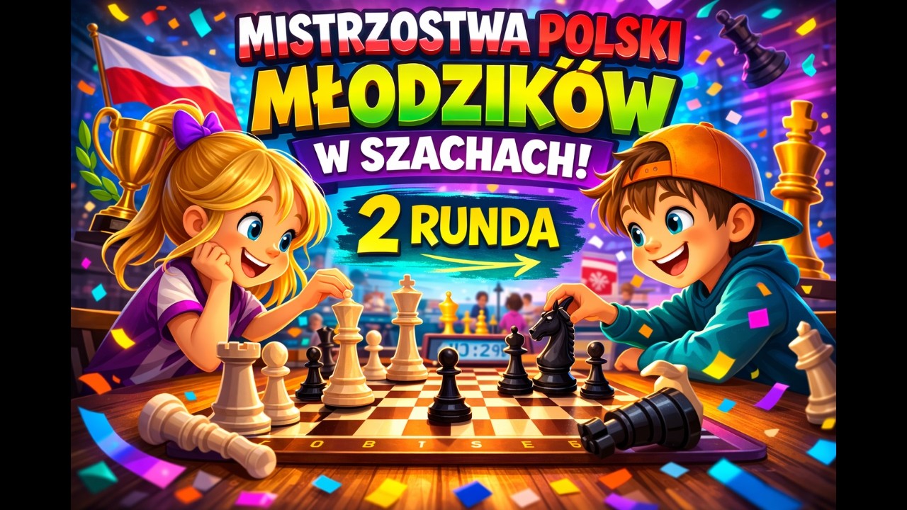 Mistrzostwa Polski Młodzików – Runda 2 ♟️