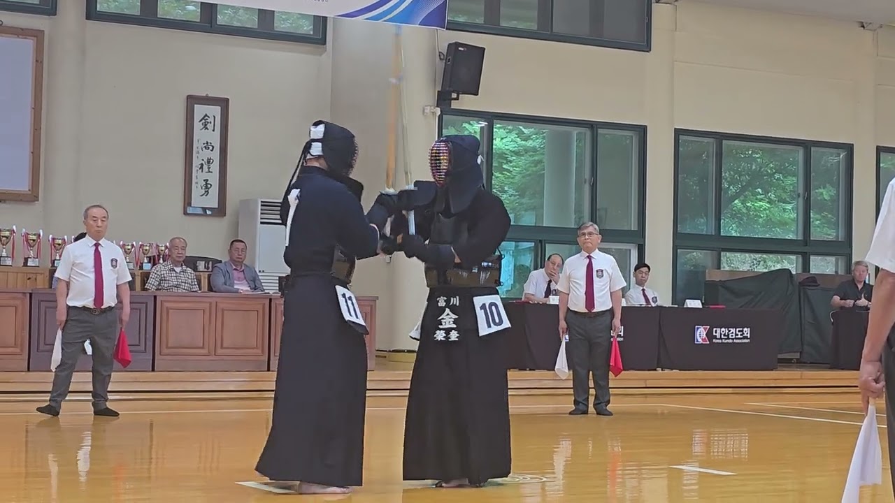 8k_2025년 대한민국 검도8단선수권대회 부천시청 김영규(홍), 성남고 장성홍(백)