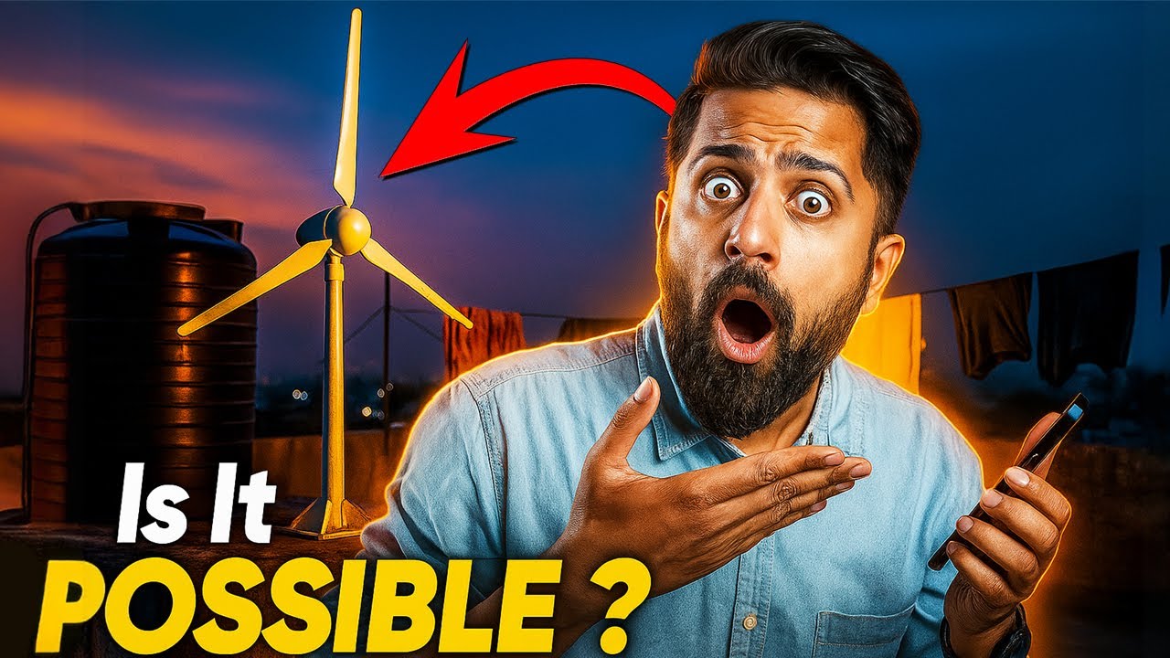 Why Wind Turbines Are NOT Used On INDIA Roofs?