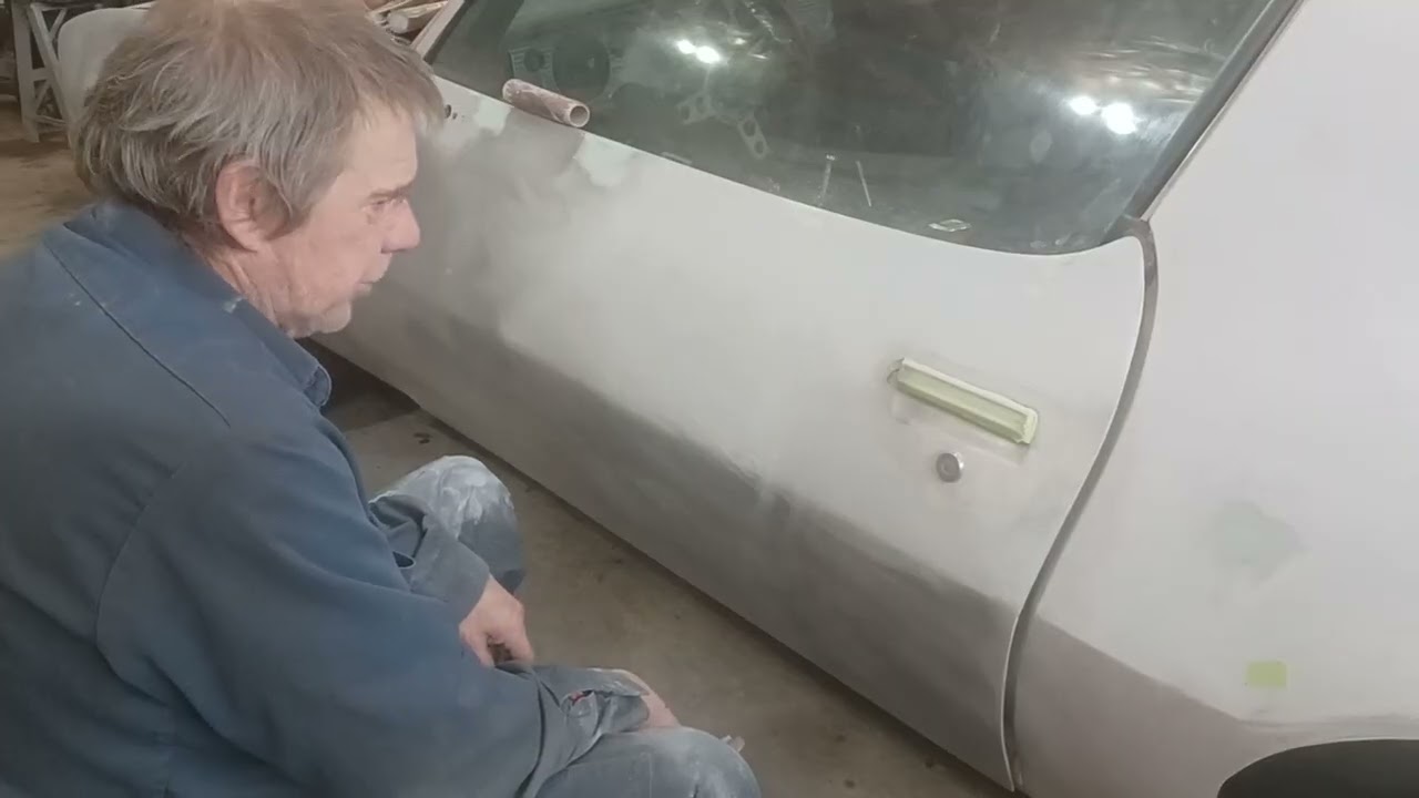 Trans Am 1978 года... Работы по ремонту левой стороны кузова продолжаются!