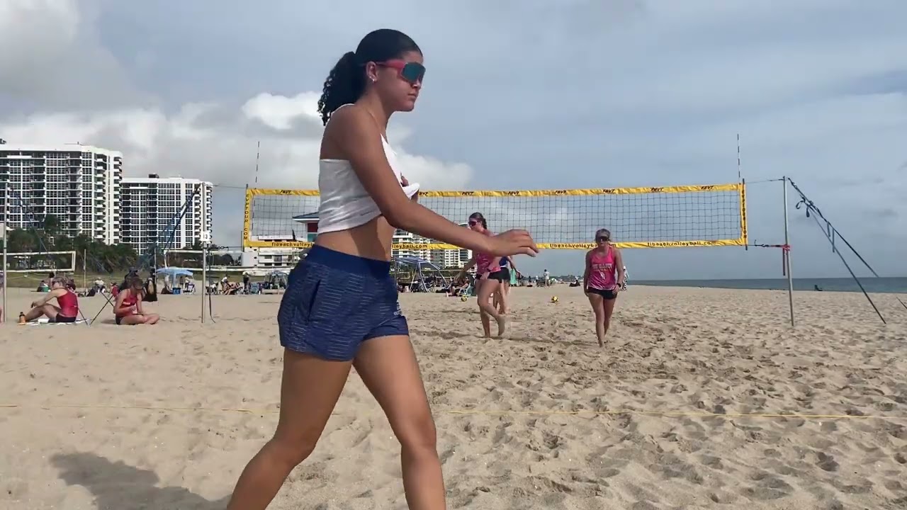 Elsa Schroth and Ayla Young PDBVA VS OnSand line 1