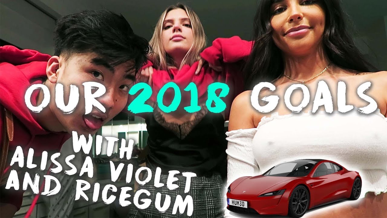 НАШИ ЦЕЛИ НА 2018 ГОД с Алиссой Вайолет и компанией RiceGum