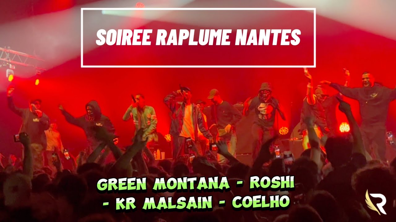 Soirée Raplume Nantes avec : Coelho, Green Montana...