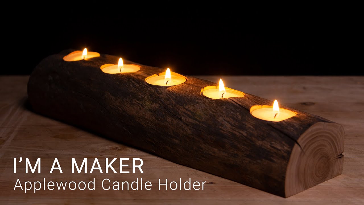 How to make a Rustic Candle Log
