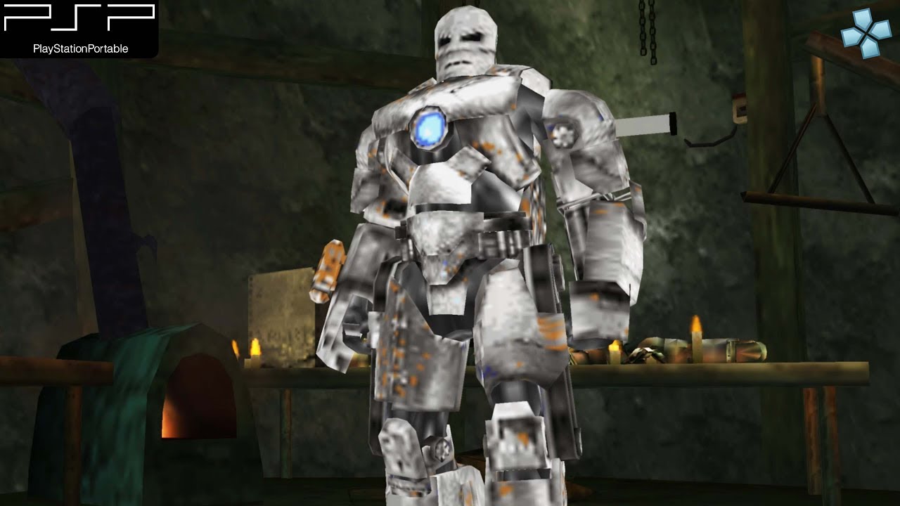 Iron Man - Геймплей PSP (PPSSPP)