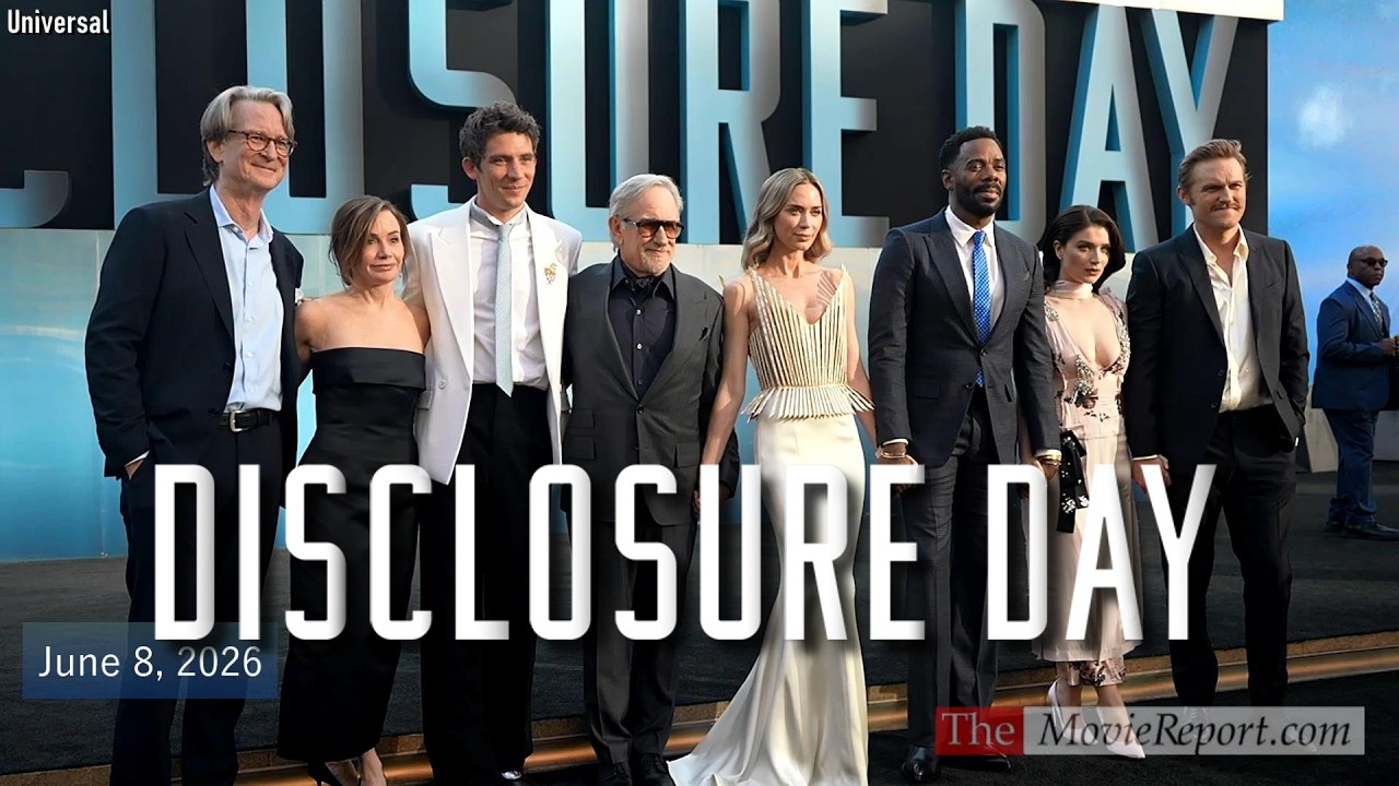 DISCLOSURE DAY premiere Steven Spielberg, Emily Blunt, Josh O'Connor, Colman Domingo - June 8, 2026