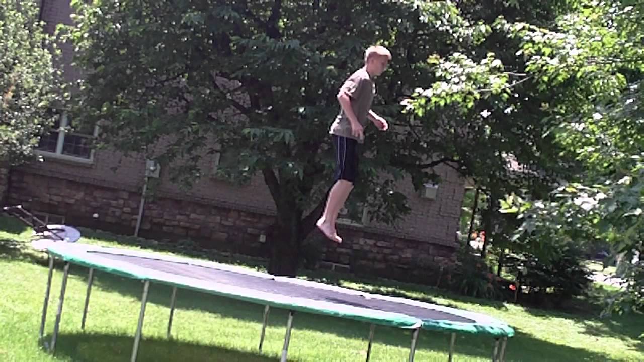 10 back flips and 5 front flips in a row