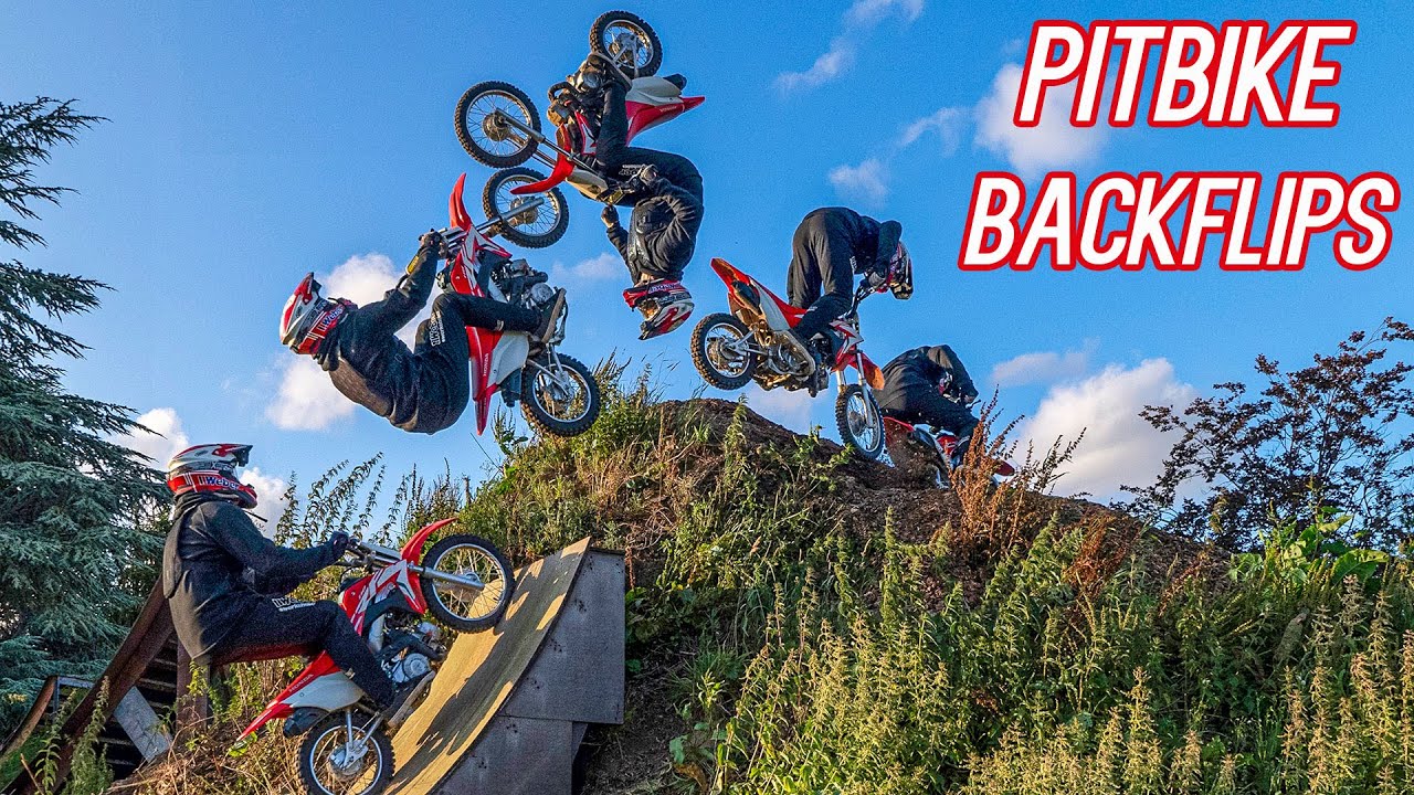 BACKFLIPS AUF DEM PITBIKE!