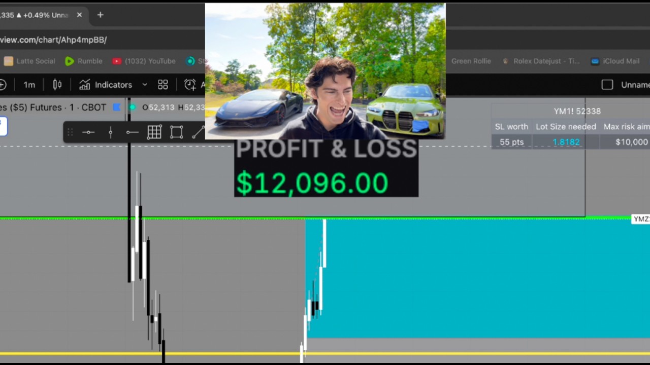 How I Made +$12,066 Day Trading in 5 MINUTES (Live Trade)