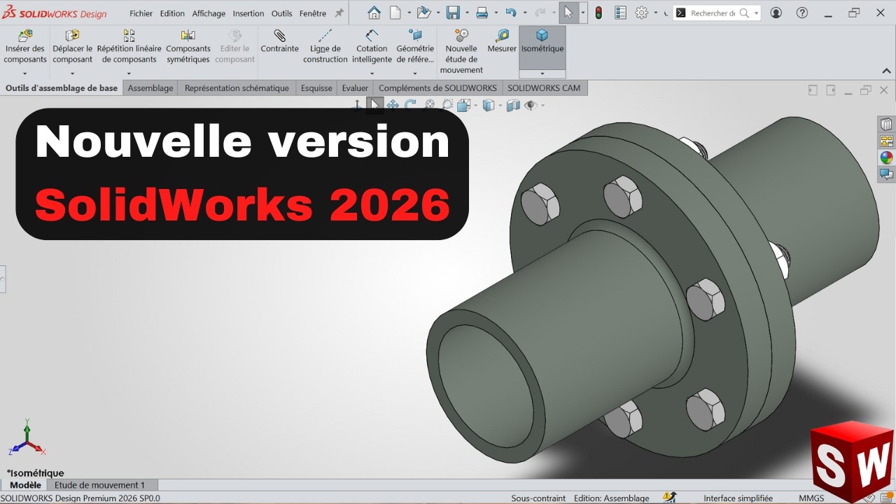 Nouvelle Version SolidWorks Design 2026 : Toutes les nouveautés